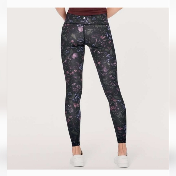 Lululemon wunder under tight luxtrme frozen floral multi leggings - Picture 2 of 6